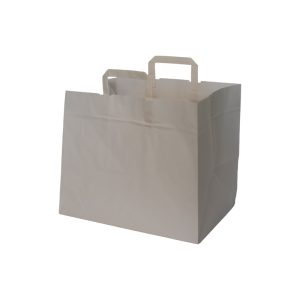 Papirna vrecica RR  bijela 28x32x22 50 kom