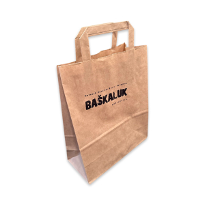 Papirna stampana vrecica RR smedja 25x18x07 50 kom / paket