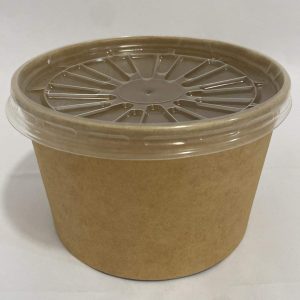 Posuda za toplu hranu sa poklopcem  16oz/450 ml  25 kom / paket