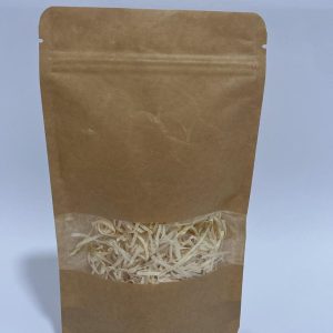 Zip vrecica za prozorom papirna smedja 21×14 50 kom