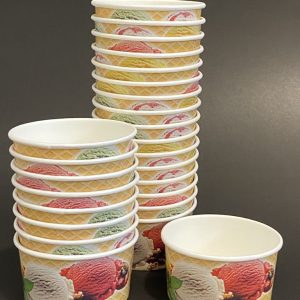 Papirna casa za sladoled  mala 100cc. 25 kom / paket